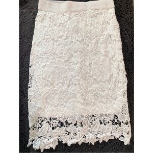 Haute Monde Lined Lace Skirt